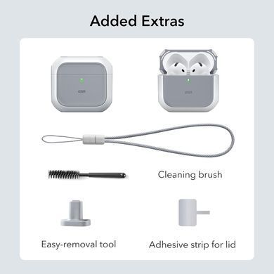 Чохол ESR Orbit Hybrid Case (HaloLock) with MagSafe для AirPods 4 - Білий