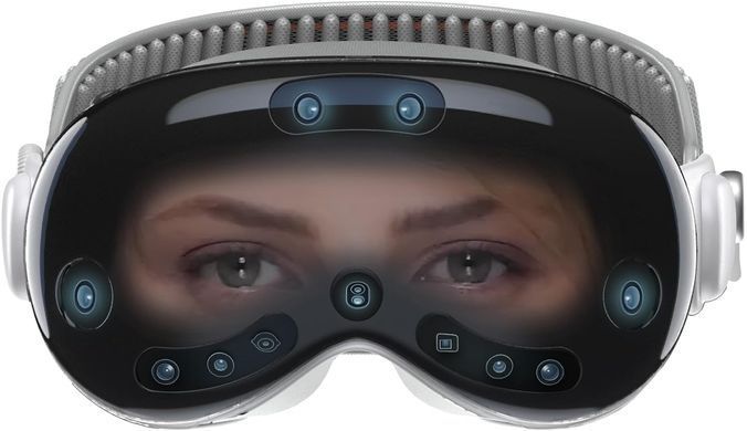 Чохол/накладка з отворами для Apple Vision Pro - Прозорий