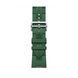 Ремнінець Apple Watch Hermès - 46mm Vert Moyen Kilim Single Tour (MXJQ3)