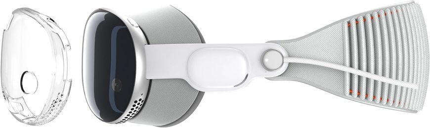 Чохол/накладка з отворами для Apple Vision Pro - Прозорий
