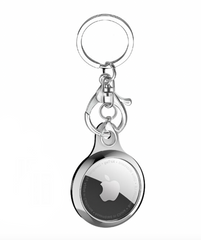 Серебристый полиуретановый брелок для AirTag