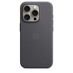 Чехол Apple iPhone 15 Pro FineWoven Case with MagSafe - Black (MT4H3)