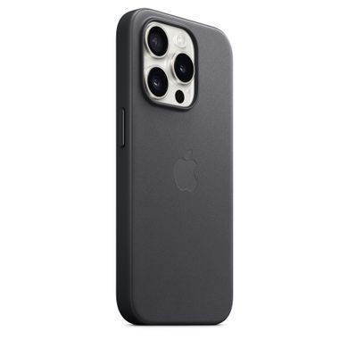 Чохол Apple iPhone 15 Pro FineWoven Case with MagSafe - Black (MT4H3)