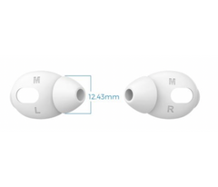 Білі силіконові вакуумні накладки для AirPods 3 - Розмір M