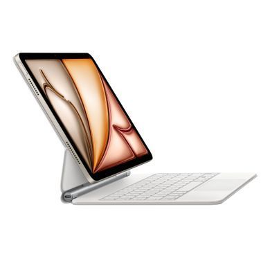 Клавіатура Apple Magic Keyboard for iPad Air 11-inch (M2) - Ukrainian - White (MJQJ3UA/A)