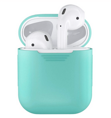 Чехол силиконовый для AirPods 1 / 2 - Бирюзовый