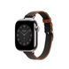 Ремінець Apple Watch Hermès - 42mm Noir/Gold Twill Jump Attelage Single Tour (MXJE3)
