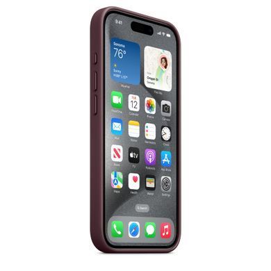 Чехол Apple iPhone 15 Pro FineWoven Case with MagSafe - Mulberry (MT4L3)