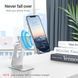 Подставка алюминиевая с магнитом MagSafe (new design) для iPhone - Серебристая