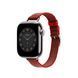 Ремінець Apple Watch Hermès - 42mm Rouge Grenat/Vermillon Twill Jump Attelage Single Tour (MXJF3)