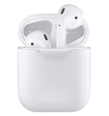 Чохол силіконовий для AirPods 1 / 2 - Білий