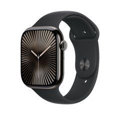 Ремешок Apple 46mm Black Sport Band - M/L (MXM23)