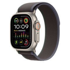 Ремешок Apple Blue/Black Trail Loop для Watch 49mm - M/L (MT613)
