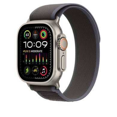 Ремінець Apple Blue/Black Trail Loop для Watch 49mm - M/L (MT613)