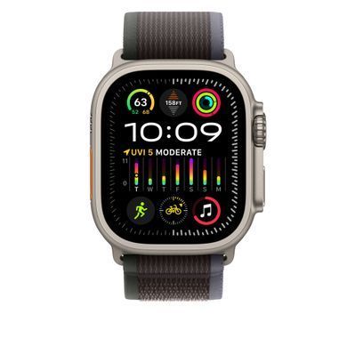 Ремінець Apple Blue/Black Trail Loop для Watch 49mm - M/L (MT613)