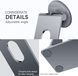 Подставка алюминиевая с магнитом MagSafe (new design) для iPhone - Серый космос