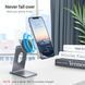 Подставка алюминиевая с магнитом MagSafe (new design) для iPhone - Серый космос