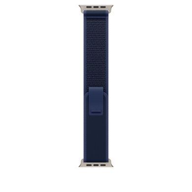Ремешок Apple 49mm Blue Trail Loop - M/L - Natural Titanium Finish (MXTT3)