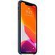 Чохол Apple iPhone 11 Pro Max Leather Case - Midnight Blue (MX0G2)