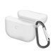 Люмінесцентний силіконовий чохол з карабіном для AirPods 3