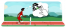 Olympic hurdles Google Doodle