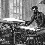 How to make your digital marketing content better - Image of an old printing press and process