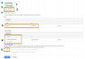 Screenshot showing the steps to create a data set with dimensions from your CRM in Google Analytics