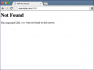 In this generic 404 error example, the copy simply reads that "the requested URL was not found on this server."