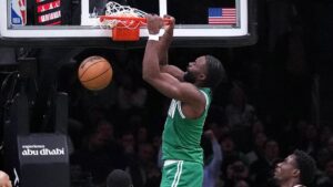 Celtics Star Jaylen Brown Fined $25,000 for Unruly Gesture on Court