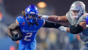 Heisman Candidate Ashton Jeanty Celebrates Mountain West Championship with Faith and Team Spirit