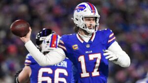 Josh Allen Leads Bills to Victory with Two Touchdowns as Baltimore Ravens Struggle in Harsh Conditions