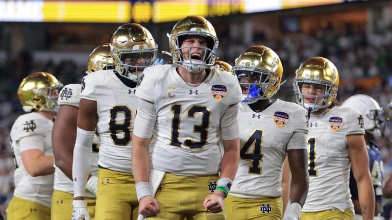 Riley Leonard Makes a Triumphant Return as Notre Dame Secures Spot in National Championship Game